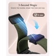 thumbnail image 4 of Wearlizer 3 Pack Magnetic Stretchy Bands Compatible with Samsung Galaxy Watch 7/6/5/4/FE/Active 2 40mm 44mm, 20mm Elastic Nylon Braided Sport Loop Strap with Magnetic Clasp for Watch 6 Classic/5 Pro, 4 of 7