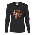 thumbnail image 2 of Wild Bobby, Betty Boop Winking Girl Power Femenist Betty Boop Womens Long Sleeve T-Shirt, Black, Small, 2 of 5