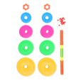 thumbnail image 1 of FONDOTIN 1 Set Kids Weight Lifting Set Dumbbell Weight Adjustment For Gym Users Indoor Exercise Multi ABS, 1 of 8
