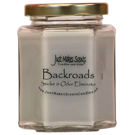 Backroads Smoke & Odor Eliminator Scented Soy Candle -Just Makes Scents Candles & Gifts