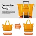 thumbnail image 4 of Zimtown Carry-on Luggage Set 3 Piece Lightweight Suitcase Set with Duffel Bag, PP Hard Shell Suitcase 20" Luggage Sets Spinner Wheels, Orange, 4 of 17