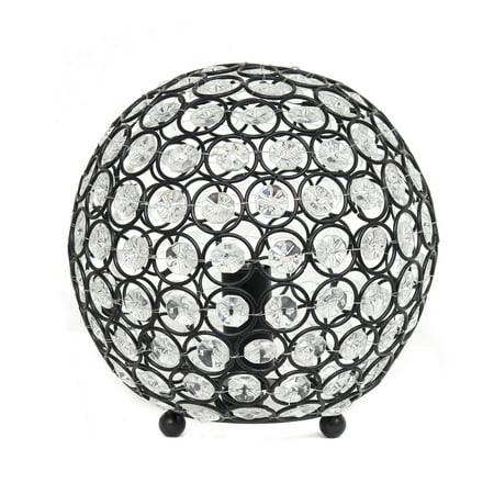 UPC 810052829777 product image for Lalia Home Medium 8  Contemporary Metal Crystal Round Orb Table Lamp  Restoratio | upcitemdb.com