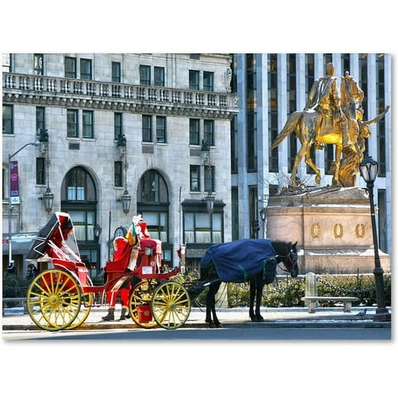 Trademark Fine Art "Central Park 2" Canvas Art by CATeyes