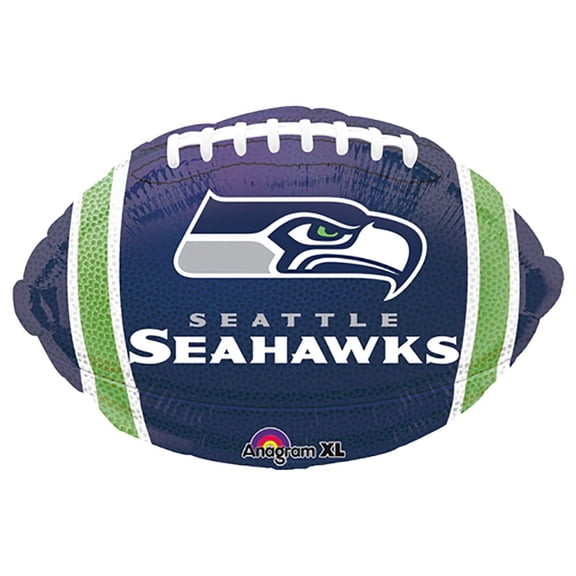 SEATTLE FOOTBALL BALLOON - FOR A SEAHAWKS SUPER BOWL 60 PARTY - PARTY SUPPLIES DECORATIONS - 1PC