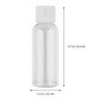 thumbnail image 3 of EXHUMKY 20Pcs Plastic Lotion Bottles White Lightweight Refillable Cosmetic Storage, 3 of 4