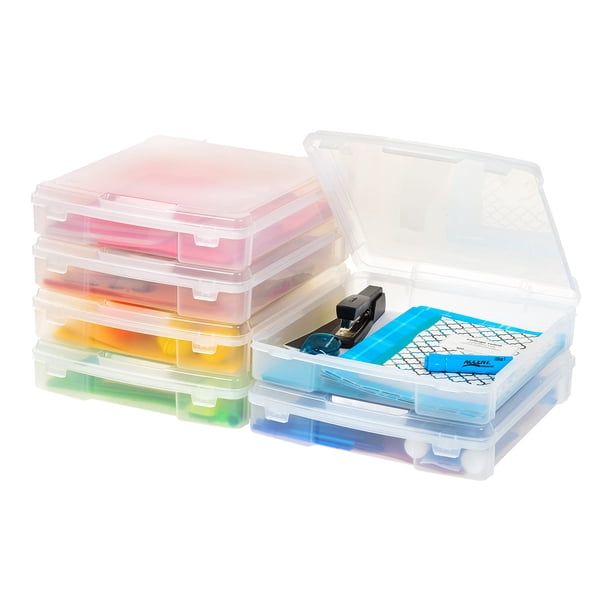 Estuches organizadores de papel para álbumes de recortes IRIS USA, paquete de 6