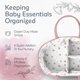 thumbnail image 2 of Organizador de pañales KiddyCare, XL, rosa (estampado floral), 2 of 6