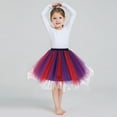 thumbnail image 2 of Girls' Casual Stretch Waist Tulle Tutu Skirt Baby Soft Fluffy Tutu Skirt Toddler Party Carnival Mesh Tutu Princess Skirt Dresses Birthday Party Princess Dress, 2 of 4