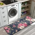 thumbnail image 3 of Pioneer Flower Floral Print Pattern Kitchen Rug Mat,Kitchen Runner Rugs Non Skid Washable,Decorative Kitchen Floor Mats for Kitchen,Sink,Laundry,17"x47.2", 3 of 7