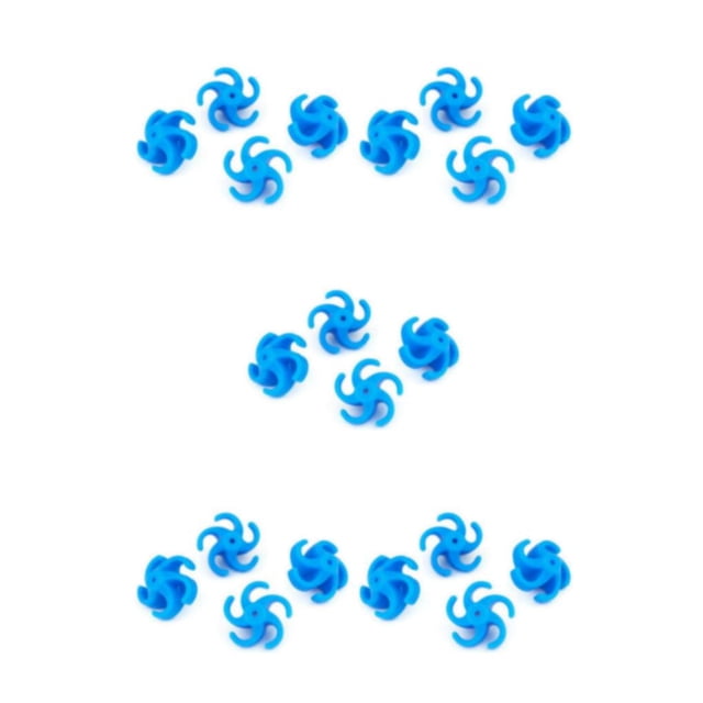 ZheElen Premium Archery Bow String Stabilizer Vibration Absorber Dampeners Enhanced Performance Blue 5Set