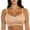 Warm Sand, variant on Holly Wire-Free Full Bust Padded Bra, Black, 3X Plus