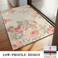 thumbnail image 3 of Botanical Leaves Floral Non-Slip Entryway Door Mat,Colorful Floral Indoor Decor Durable Low Plush Door Mat,Washable Welcome Rug for Patio Hallway Home Decor 20x32 Inches, 3 of 7