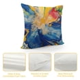 thumbnail image 4 of Orinice Flowers Graphic Decorative Cushion Throw Pillow Cover for Home Couch Living Room Bed Sofa 12x12in, 4 of 5