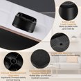 thumbnail image 3 of 8 Pack Furniture Risers, Adjustable Bed Risers, Couch Risers Heavy Duty Lifts Height 1 Inch, 2 or 3 Inch, Square Stackable Bed Raisers for Table Desk Couch Chair Cabinet Sofa Legs, Black, 3 of 7