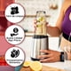thumbnail image 4 of Compatible Piezas de Repuesto para Licuadora Ninja, 2 Vaso de 24 Onzas, Con Cubierta, Hoja Extractora de 7 Aletas, Para Ninja Auto IQ Ninja[4 pulgadas, 7 cuchillas], Adecuado Para Uso Familiar Diario, 4 of 7