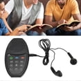 thumbnail image 4 of Bible Player Solar Charging 4G Capacity Portable Electronic Bible Reader with LED Light for Bible Listener Russian with Swahili with Kurdish Black, 4 of 5