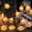 White, variant on 10 LED Halloween String Lights, 118" Remote Cute Battery Operated Cat String Lights Indoor for Fireplace Party Porch Room Halloween Decorations