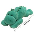 thumbnail image 7 of 20/27.5 inch Green Dinosaur Weighted Stuffed Animals Large Sensory Plush Throw Pillow Toy Cute Hugging Toy Gifts for Kids & Adults, 7 of 7