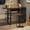 Rustic, variant on Bestier 3 Piece Bar Dining Pub Table and Chairs Set with Storage Shelves Counter Height Home Kitchen Rustic