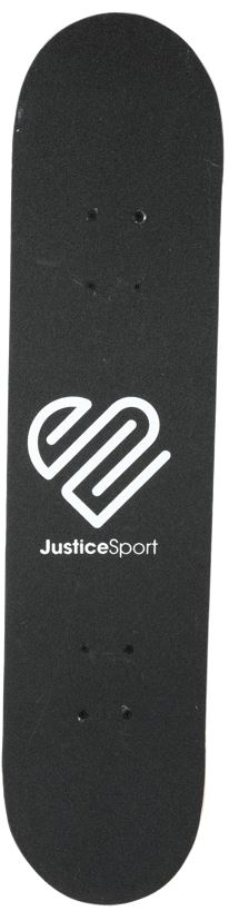 Justice 31" Standard Popsicle Complete Skateboard- Heart Design, Ages 5+, 50mm by 30mm Wheels