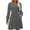 Dark Gray, variant on Winter Dresses for Women Fall Sweater Dress Long Sleeve Babydoll Dresses with Pocket Casual Knit Dresses