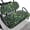Clover Lucky Hat Design, variant on Pzuqiu Shamrock Print Golf Cart Backrest Cover Non-Slip, Breathable Golf Cart Seat Covers Fit for Ezgo