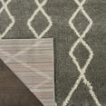 thumbnail image 5 of Nourison Geometric Shag Tribal Silver 7'10" x 9'10" Area Rug, (8x10), 5 of 9