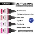 thumbnail image 3 of Set de tinta acrílica KAMENSKAYA #13 4 x 30 ml pintura líquida, 3 of 9