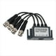 thumbnail image 5 of Transmisor de Video Balun BNC UTP CAT5 de 4 Canales para Cámaras de CCTV/Vigilancia. Transmisor Coaxial HD de 4 Vías Trend., 5 of 5