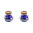 thumbnail image 3 of Injueey Flor eterna luminosa: colores encantadores, apariencia exquisita, tratamiento de agua que mantiene las flores frescas, azul azul 2Conjunto, 3 of 6