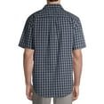 thumbnail image 3 of Arrow Men's Big and Tall Hamilton Poplin Wrinkle Free Short Sleeve Shirt, 3 of 6