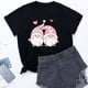 thumbnail image 2 of Camiseta de manga corta con estampado de amor lindo para el día de San Valentín informal para mujer Fridja  gope1611, 2 of 4