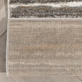 thumbnail image 3 of Well Woven Custom Size Runner - Choose Your Length - Maeke Grey & Golden Rust Abstract Geometric Stripes 31 Inches Wide x 55 Feet Long Runner (31" x 55' Runner) Rug, 3 of 6
