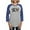 Heather/Blue, variant on CafePress - Pug Pals Women's Baseball T Shirt - Womens Baseball Tee