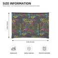 thumbnail image 3 of Cauagu Color Summer for Tyvek Makeup Bag,Reusable Travel Cosmetic Bag Women Organizer Toiletry Bag Birthday,Gifts for Women Girlfriend Mom Teacher 6.5’’*8.9’’, 3 of 7