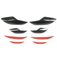 thumbnail image 2 of Alerón de parachoques Canards, aleta de parachoques Alerón de parachoques Canards de parachoques delantero de automóvil Lo mejor en su clase, 2 of 12