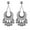 Silver, variant on Bollywood Jhumka Jhumki Indian Earrings for Women Vintage Mexico Gypsy Stetament Chandelier Style Ethnic Dangle Earring Tassel Bell Drop Bohemian Fashion Gift Christmas Oxidized Jewelry
