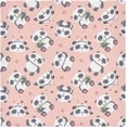 thumbnail image 2 of Coolnut Pink Panda Cloth Napkins Set of 4, Reusable Washable Polyester Dinner Table Napkins for Family, Weddings, Parties, Home Decor, 20 x 20 Inch Washcloth Gift, 2 of 7