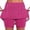 Watermelon Red, variant on Dlentnea Women's Tennis Skirts with Shorts Summer Workout High Waisted Sports Running Casual Skort Clothes