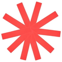 HEMOTON  10 Pcs Spot Markers Football Training Signs Cones Sports Child Red