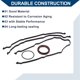 thumbnail image 4 of Juego de Junta de Tapa de Cadena de Distribución Unique Bargains TCS46159 para Ford Mustang 2011-2019, Sello Duradero de Goma y Metal, 1 Juego Negro, 4 of 7