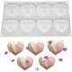 thumbnail image 1 of Xiao Hua Molde de silicona para postres, 8 tazas, chocolate, mousse, tarta de queso, helado, pastel de gasa, molde para hornear cupcakes, 1 of 5