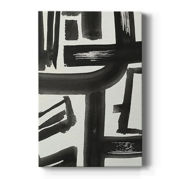 Inkwell Intersect II Premium Gallery Wrapped Canvas - Ready to Hang