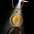 thumbnail image 4 of Saint Benedict Necklace for Women Men 18K Gold Plated San Benito Pendant Chain Religious Jewelry, 4 of 8