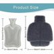 thumbnail image 3 of Heated Foot Warmer Pad with 2L Hot Water Bag Washable Slipper Style Comfort Warmth Solution, 3 of 4
