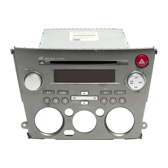Restored 2009 Subaru Legacy AM FM Radio Single-Disc CD Player MP3 Nav XM Ready 86201AG72A (Refurbished)