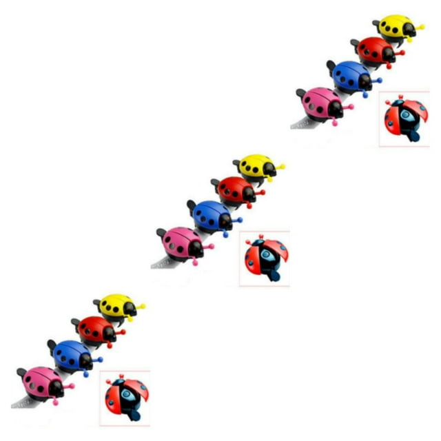 Shengyu Unique Ladybugs Bicycles Bell High-end Texture And Eye-catching Durability Ladybugs Bell as shown 3Set