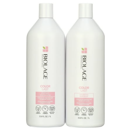 ($64 Value) Matrix Biolage ColorLast Shampoo and Conditioner Combo Pack, 33.8 oz