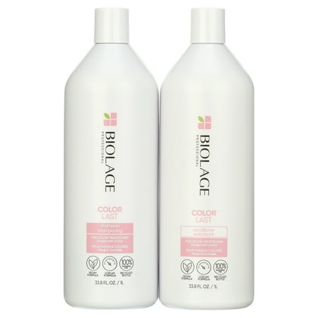 ($64 Value) Matrix Biolage ColorLast Shampoo and Conditioner Combo Pack, 33.8 oz