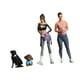 thumbnail image 5 of 2 figuras de diorama femeninas a escala 1/64, figuras realistas en miniatura con dos perros, de resina pintadas a mano para niños y adultos. B, 5 of 8
